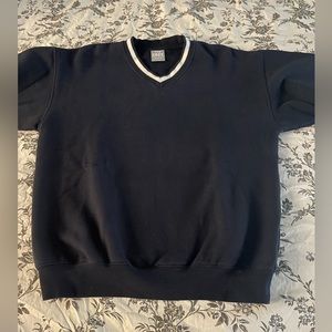 tna cozy fleece bf v neck crew